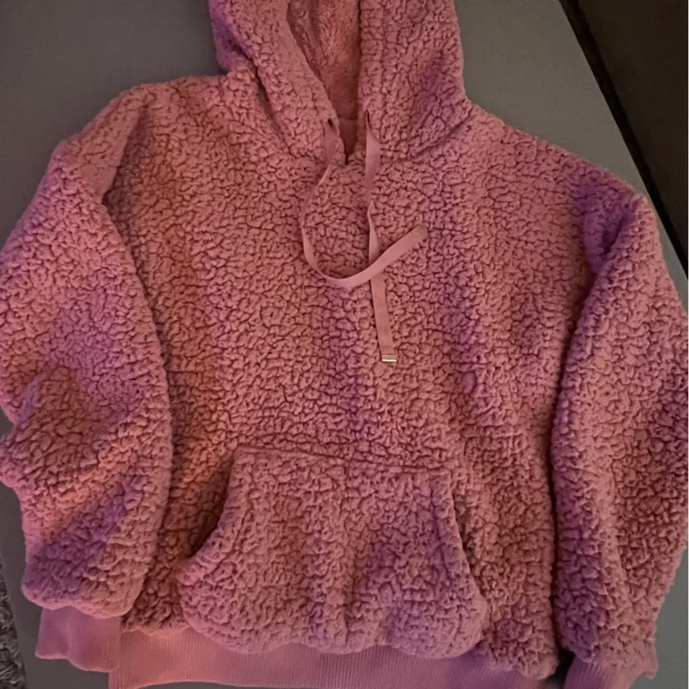 SUMMER SALE: Ci Sono Pink Sherpa women’s Hoodie - Picture 1 of 7
